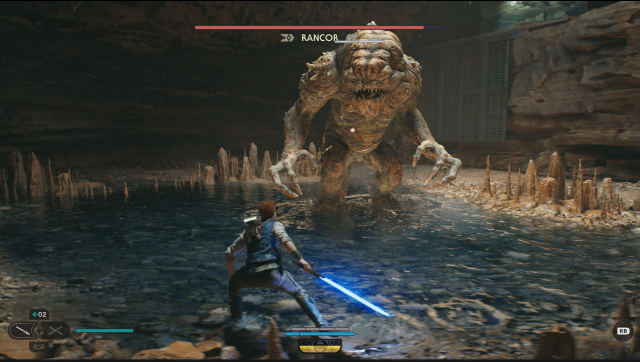 SWJS Rancor Fight